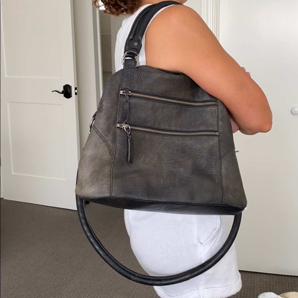 European leather bag